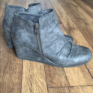 Maurices wedge booties